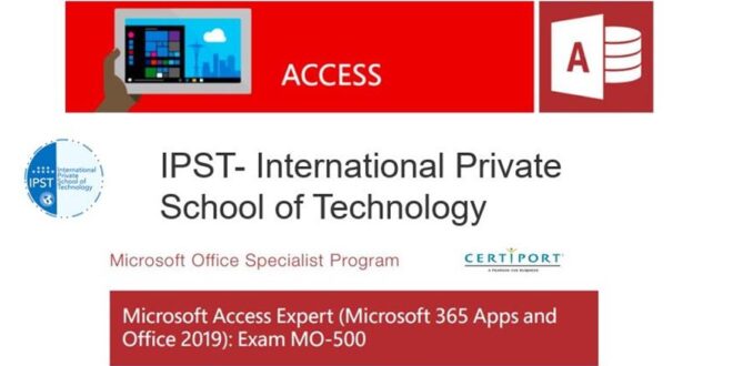 Formation Bureautique Microsoft Access Expert (Microsoft 365 Apps and Office 2019) Exam MO-500