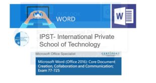 Formation Bureautique Microsoft Word Associate (Microsoft 365 Apps and Office 2019): Exam MO-100