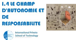 I.4 LE CHAMP D'AUTONOMIE ET DE RESPONSABILITE