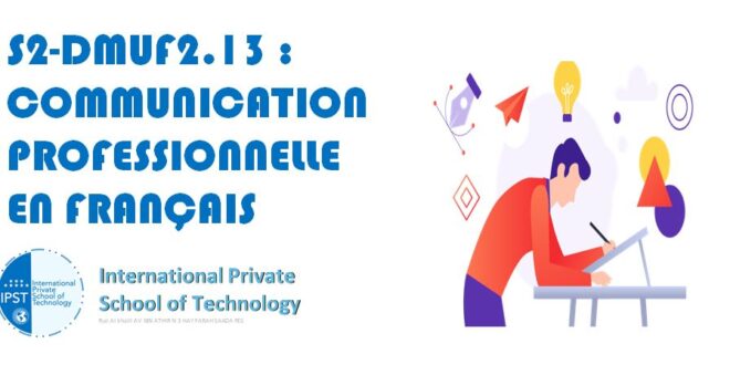 S2-DMUF2.13 : COMMUNICATION PROFESSIONNELLE EN FRANÇAIS